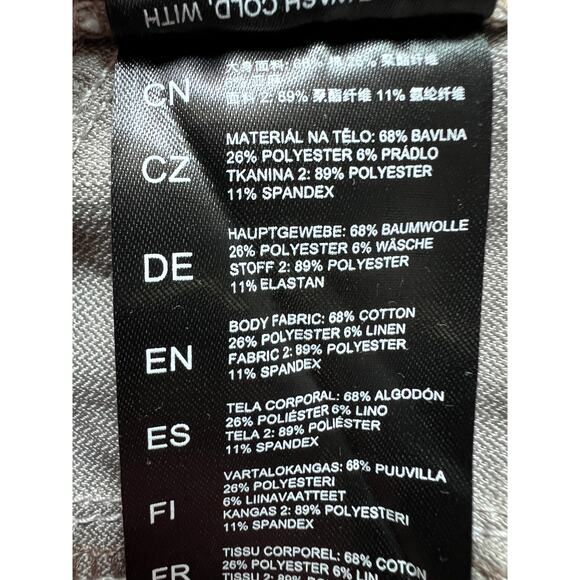 Kuhl Womens 16 Summer Linen Blend Cabo Kapri Lightweight Pants Gray Style 6407 - Picture 9 of 10